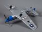 Preview: P-51 Mustang blau silber PNP von Derbee 75cm