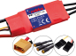 Preview: Ro-Control V2 brushless Regler für 3-6S Lipo 80A(100A) 5V/5A Switch BEC XT90 robbe 8736