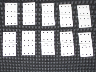 Preview: Kavan Nylon Stiftscharnier 39x20mm (VE=10 Stück) 1/4 Scale