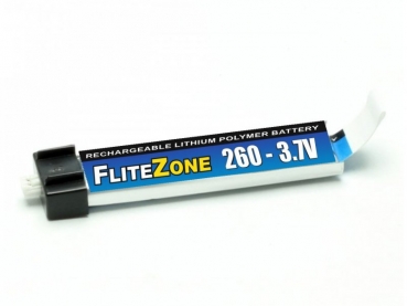 FliteZone Tuning Lipo 1S 3,7V 260mAh für UMX Mircomodelle 15179