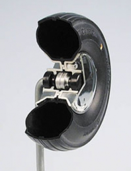 Super Leicht Rad 125mm mit Ventil (1 Paar) Kavan KAV50.0260