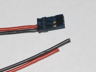 Empfängerakkuanschlusskabel Graupner/JR 0,5mm² 20cm 59183