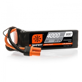 22.2V 4000mAh 6S 50C Smart LiPo Battery: IC5 SPMX40006S50