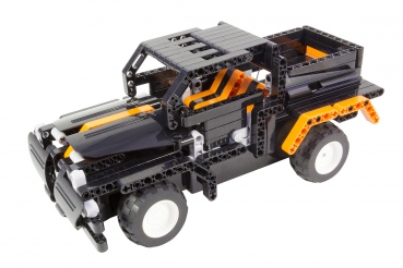 Teknotoys 2in1 SUV und Pickup Truck schwarz mit Fernsteuerung