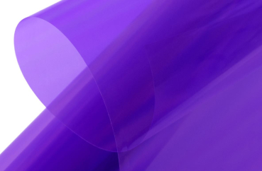 Bügelfolie transparent violett 2m x 0,64m auf Rolle KAVAN