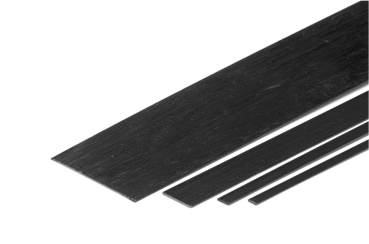 Carbon/CFK Rechteckprofil 3mm x1mm x 1000mm
