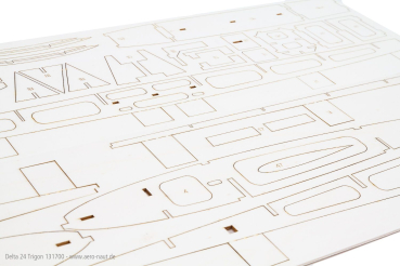 Preview: Delta 24 Trigon Nurflügel Holz Bausatz für EDF Impeller 69mm
