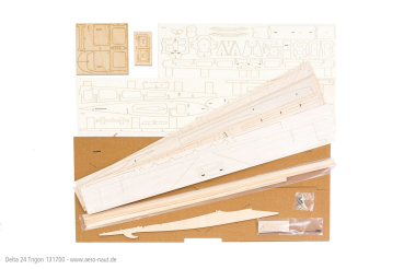 Preview: Delta 24 Trigon Nurflügel Holz Bausatz für EDF Impeller 69mm