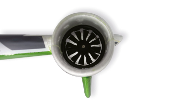 Eagle Twin V2 EDF Nurflügel 2x 40mm Impeller PNP GRÜN