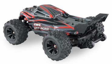 Hyper GO Truggy brushless 4WD 1:16 RTR schwarz/rot