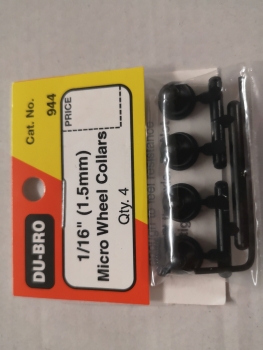 Preview: Micro Stellringe für Ø 1,5mm Achsen geeignet für Slowflyer und Mini-Scale Modelle Art.10112