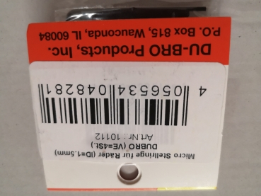 Preview: Micro Stellringe für Ø 1,5mm Achsen geeignet für Slowflyer und Mini-Scale Modelle Art.10112