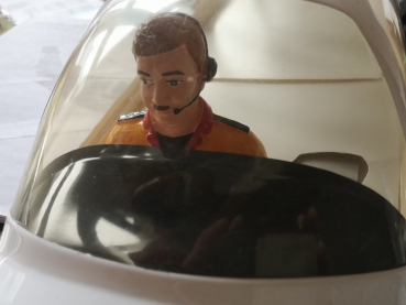 Graupner Pilotenbüste 78mm für Modelle im Maßstab 1:5 / 1:6 no.970.4