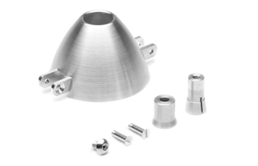 T5040-3 Ø 50mm Turbo Aluspinner für KLS mit 8mm Hals und Ø 4mm Motorwelle 50/4/8/M3
