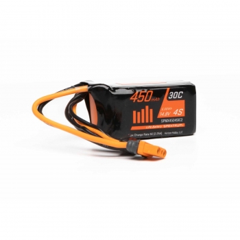 14.8V 450mAh 4S 30C LiPo Battery: IC2 SPMX4504SIC2