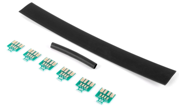6-Pin Lötplatine kompatibel für 6-pol Stecker und Buchse Typ MPX 6 Paar KAV36.901/6