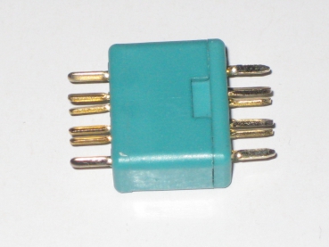 1 Paar MPX M6-50 Hochstromstecker 6polig Stecker + Buchse grün bis 50A