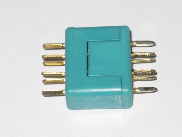 1 Paar MPX M6-50 Hochstromstecker 6polig Stecker + Buchse grün bis 50A