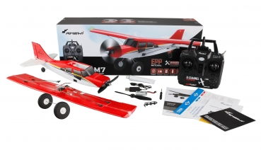 Preview: Maule M7 brushless Hochdecker aus EPP 4-Kanal 3D/6G RTF-Set mit Gyro 510mm rot