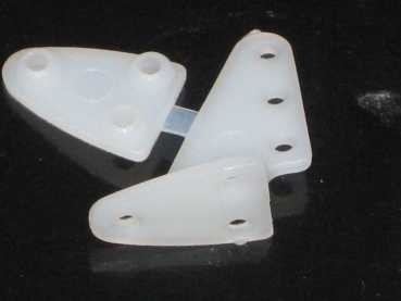 Preview: 1 Paar Ruderhörner Kunststoff 16mm R.E.M. 030935