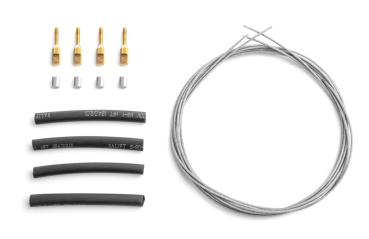 Seilanlenkungsset 4x M2 Augenschraube und 1mm Draht