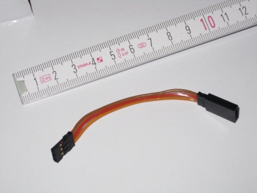 Preview: JR Servoverlängerungskabel PVC 10cm x 0,25 mm² Muldental 58151