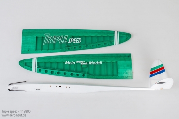 Detailansicht Triple Speed über die Fläche geschaut