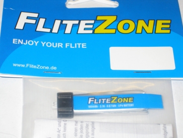 Preview: FliteZone Tuning Lipo 1S, 3,7V, 180mAh, C5515 für Mircomodelle