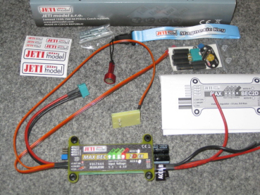 Jeti MAX BEC 2D EX Empfängerstromversorgung an 2S Lipo