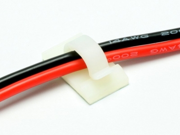 Preview: Kabelhalter Clip selbstklebend 11mm VE=5 Stück EXTRON X7062-11