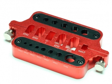 Löthilfe für gängige Akku Stecksysteme XT30, XT60, XT90. MPX, Deans Mini und Ultra Plug, EC2, EC3, EC5