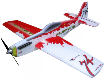 Mustang Shockflyer aus EPP (rot) / 780 mm
