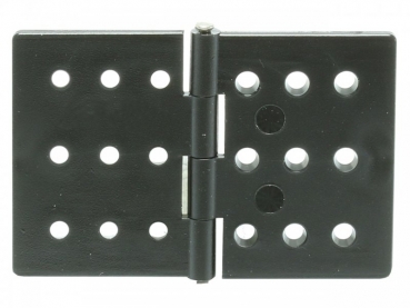 Nylon Scharniere 39mm x 26mm schwarz EXTRON X0864 VE=12 Stück