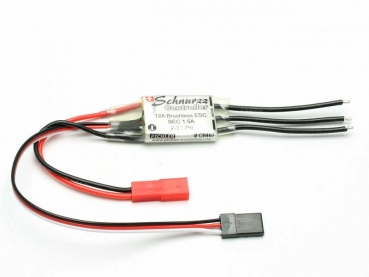 Preview: Schnurrz 12A brushless Regler (ESC) für Shockflyer und Indoor Modelle