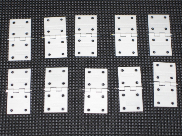 10 Stück Kavan Scharniere 34x16mm