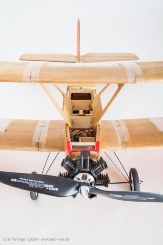 Udet Flamingo Doppeldecker Laser Cut Holz Bausatz Spw. 131cm NEUHEIT 2022