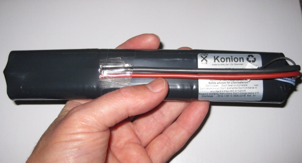 Konion 18650VTC6 Li-Ion Akku 3S2P 6200mAh (10,8-12,6V) 2,5qmm Litze XH Balancer