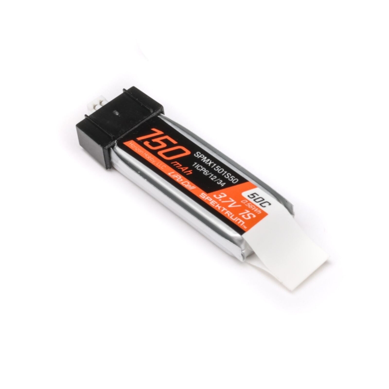 Lipo Akku 3.7V 150mAh 1S 50C LiPo Battery: JST PH1.25 Connector SPMX1501S50