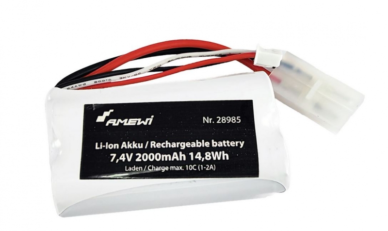 Li-Ion Akku 2S 7,4V 2000mAh Tamiya-Stecker 28985
