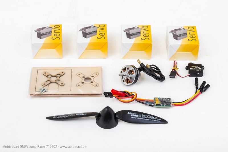 Antriebsset DMFV JUMP! Racer inkl. 4x AN-8-HBA Servos
