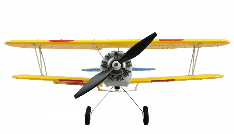 AMXFlight N2S-2 Stearman Doppeldecker aus EPP mit 360mm 6G/3D 6-Kanal RTF-Set