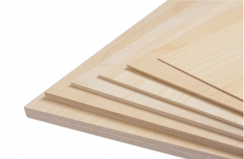 Birken Flugzeug Sperrholz 1,0mm x 300mm x 600mm 3-fach