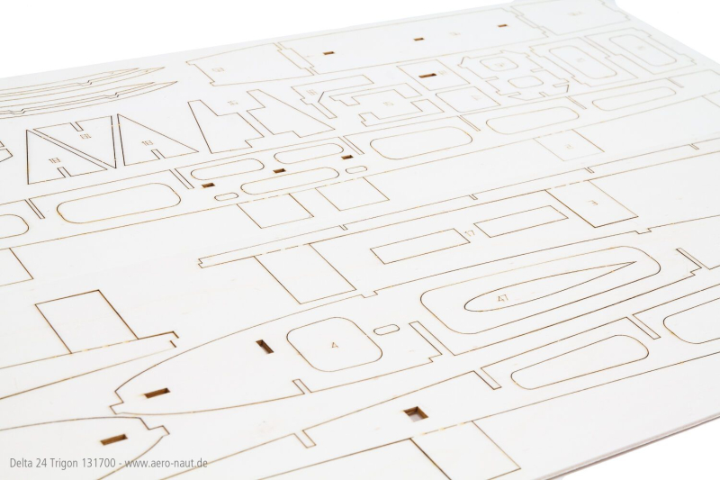 Delta 24 Trigon Nurflügel Holz Bausatz für EDF Impeller 69mm