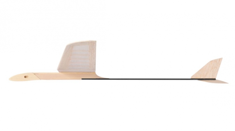 Freiflugmodell Robin Bausatz für Schüler und Gruppen inklusive Bespannmaterial Spw. 495mm