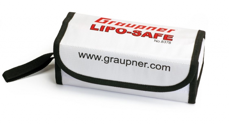 Lipo Tasche Graupner 165x65x65mm (aussen) für 2-3S Lipo  GR8377