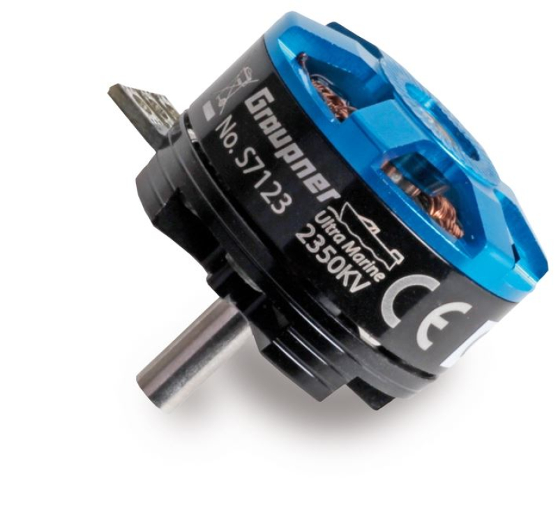 Graupner BL AL Ultra Marine 2350KV Welle Ø 4mm x 10,5mm GRS7123