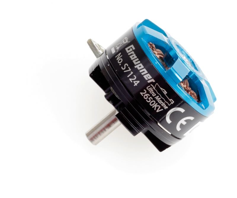 Graupner BL AL Ultra Marine 2650KV Welle Ø 4mm x 10,5mm S7124