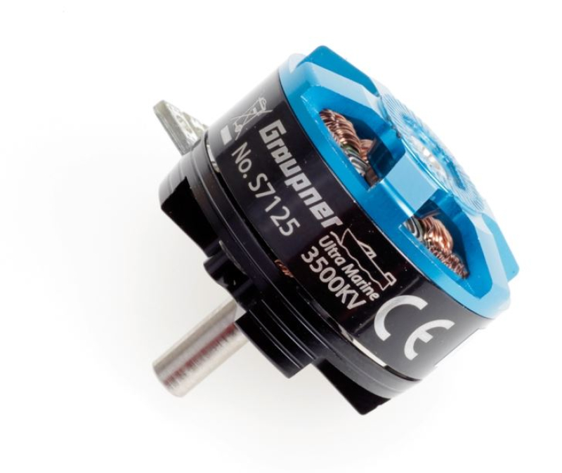 Graupner BL AL Ultra Marine 3500KV Welle Ø 4mm x 10,5mm S7125