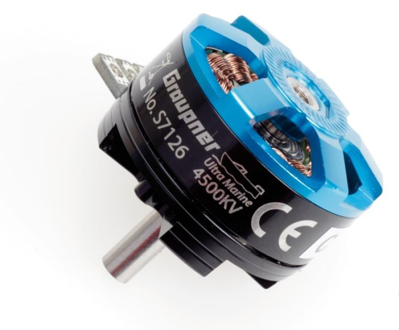 Graupner BL AL Ultra Marine 4500KV Welle Ø 4mm x 10,5mm S7126