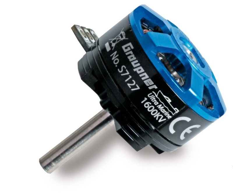 Graupner BL AL Ultra Marine 1600KV Welle Ø 4mm x 20mm GRS7127